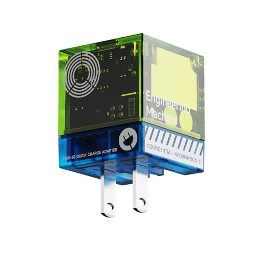 Odpaltoy 35W Fast Charger Power Adapter Wall Charger USB-C GaN Power Charging Technology Sense Type-C Fast Charging Multi Compatible Charging Foldable Pin Small and Easy to Carry (Time Green)