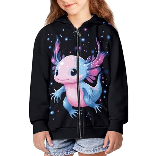 Zipper Hoodie Sweatshirt for Girls 6-16 Winter Pullover Hooded Jacket Coat Cute Graphic Top Warm Fall Outfits