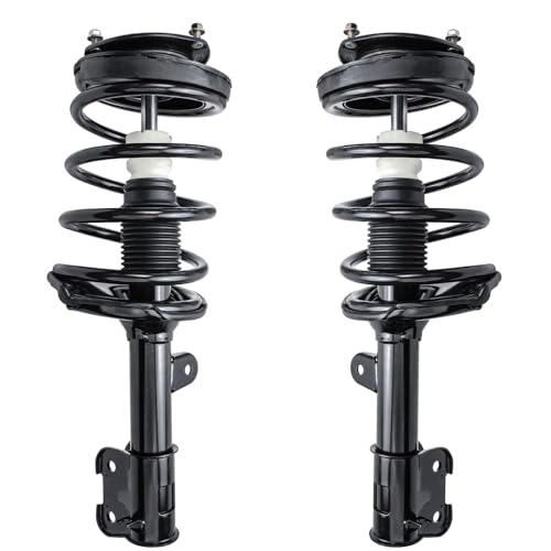 Image of Detroit Axle - 6pc Struts Shocks Kit for 2007-2009 Hyundai Santa Fe 2 Front Ready Suspension Struts w /Coil Spring 2 Rear Shock Absorbers 2 Sway Bar Links 2008 Replacement