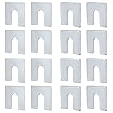 32 PCS Auto Body Fender Alignment Shim 1/16' & 1/8' Thick- 3/8' Slot Universal Auto Alignment Body Shim for...