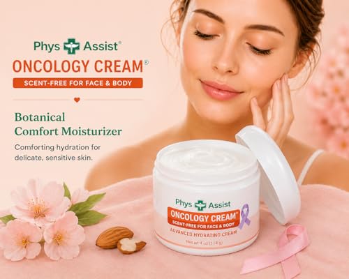 PhysAssist Oncology Cream Scent-Free Face & Body Moisturizer, 4 oz