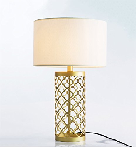Cdbl Clámpara De Noche Lámparas De Mesa Lámparas De Mesa De Hierro Americano Dormitorio Sala De Estar Estudio Lámparas De Mesa De Oro Hueco Lampada Da