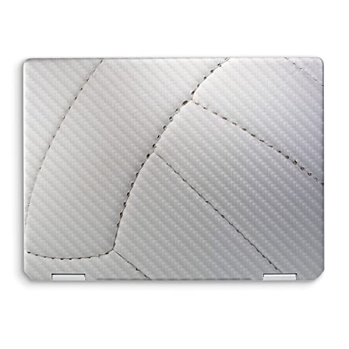 Image of MightySkins Carbon Fiber Skin Compatible with HP Spectre x360 14 inch (2022) Full Wrap Kit - Volleyball Closeup | Protective, Durable Textured Carbon Fiber Finish | Easy to Apply | Made in The USA