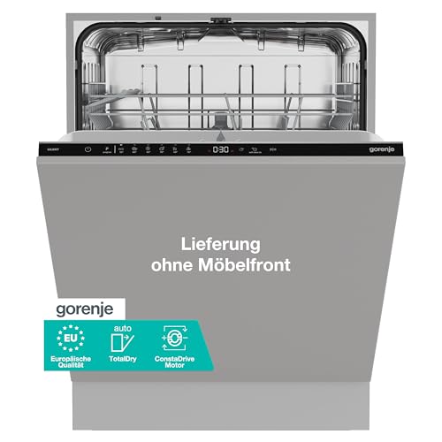Gorenje GV642D65 Einbau-Geschirrspüler/Vollintegriert/ 60 Breite/ 14 Maßgedecke/ 6 Programme/Europäische Qualität/TotalDry/ConstaDrive Motor/SmartControl/1 Stunde-Programm/AutoProgramme/EEK D