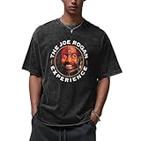 The Joe Music and Rogan Experience Shirts for Men Casual Short Sleeve Tees Tops Cotton Washed for Old Vintage T-Shirts