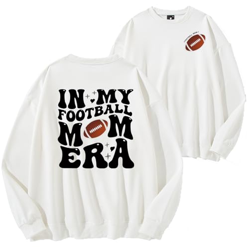In My Football Era Sweatshirt, In My Football Mom Era Sweatshirt, Funny Printed Long Sleeve Unisex - Main Image