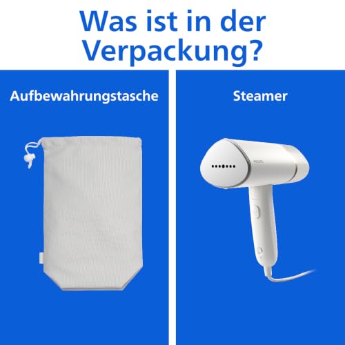 Philips Steamer 3000 Serie, Weiß, 1000 W – Ansicht 2