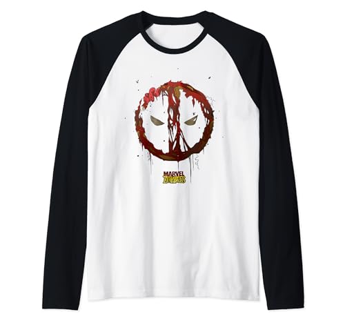 Marvel Zombies Deadpool t-shirt raglan baseball vêtement comics geek original