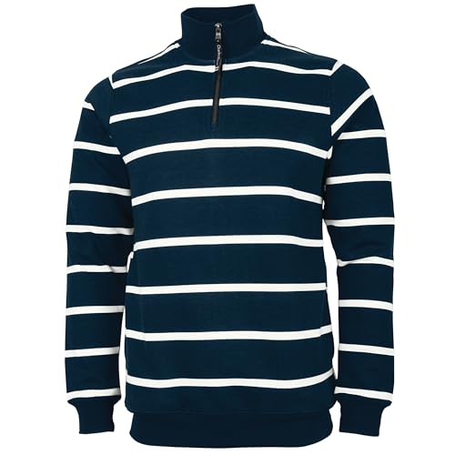 Image of Charles River Apparel Men's Crosswind Quarter Zip Sweatshirt