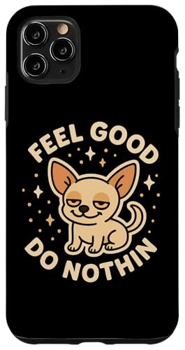 uFeel Good Do Nothinv킢`̃LN^[ X}zP[X iPhone 11 Pro Max p