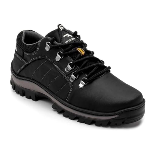 Tenis Trekking Adventure Hikking Para Trilhas E Caminhadas Preto (Preto, BR, Adulto, Numérico, 37)