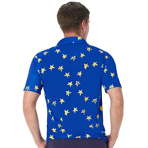 Image of Royal & Awesome Funny Golf Shirts for Men, Mens Golf Shirt, Crazy Golf Shirts for Men, Fun Golf Polos for Men, Mens Polo Golf