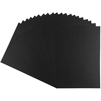 Premium Coloured Card photo card DIN A4 black