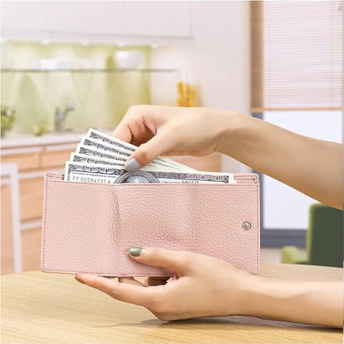 Houtangduty Mini Wallet for Woman, Houtangduty Rfid Blocking Card Holder Organizer Pocket Mini Wallet (D)4