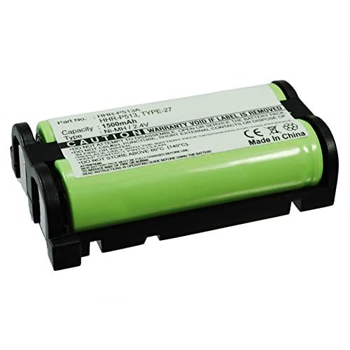 Empire Cordless Phone Battery, Compatible with Panasonic KXTG2216 Cordless Phone, (Ni-MH, 2.4V, 1500 mAh) Ultra Hi-Capacity, Compatible with Panasonic HHR-P513 Battery