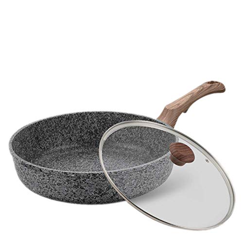 Sartén Antiadherente De La Piedra De Espesamiento, Cacerola Multiusos del Filete De La Crepe...