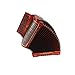 Hohner Corona Xtreme II 34 Pearloid, 31 Treble and 12 Standard Bass Buttons Bisonoric Accordion with Diatonic Class and 2 Voices MM (FBbEb Keys, Pearl Red)