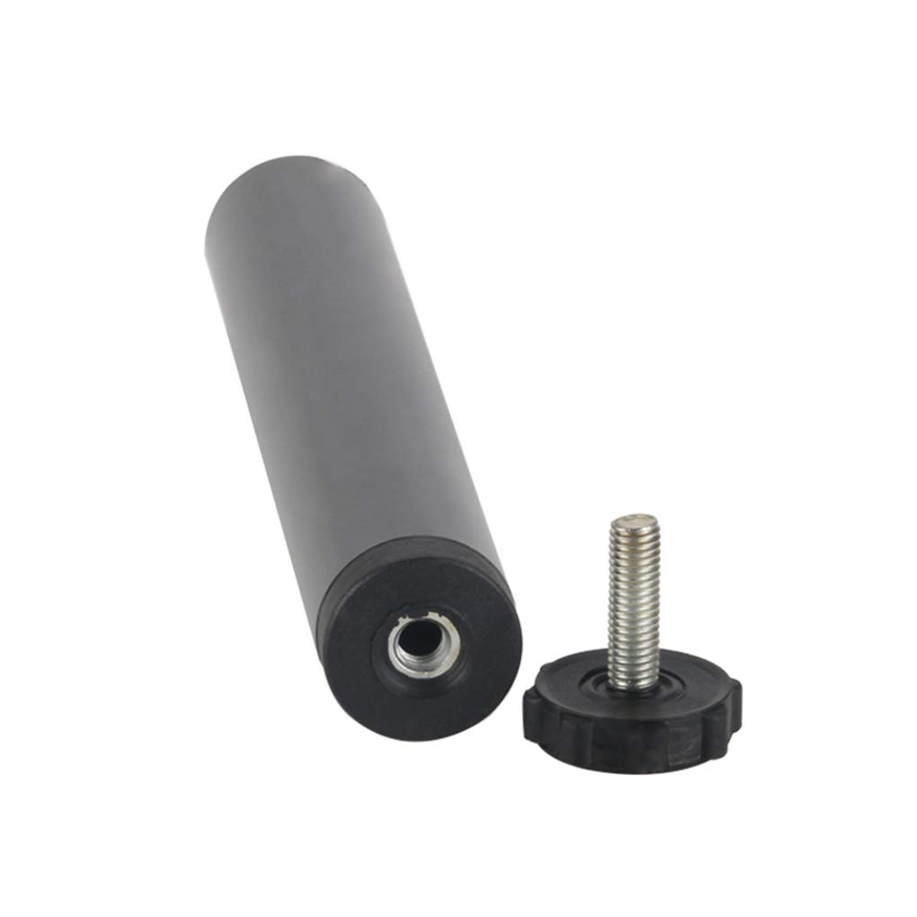4 Gambe per Mobili Piedini Letto Gambe Cilindriche Piedini per Mobili Regolabili Gambe per Mobili Acciaio Piedi di Supporto Del Letto Accessori per Giroletto Piedi per Mobili con Viti,Grigio(35cm)