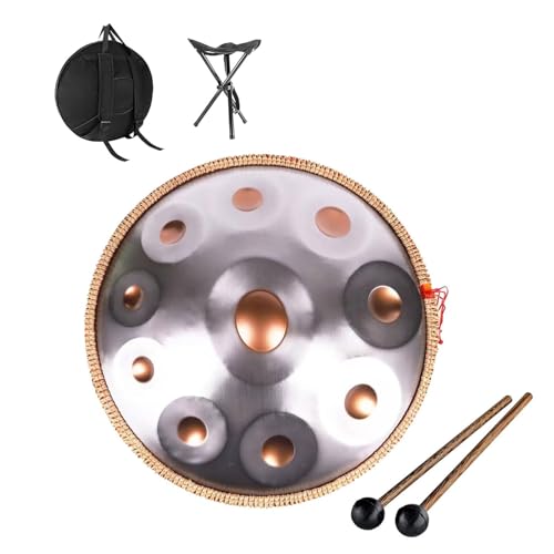 �n���h�p���h���� �A9/10/12 �m�[�g 22�C���` �X�`�[���n���h�p�� �Ŋy��A��l�p�n���h�h�����y��g���x���o�b�O�t���A�ґz�A���K�A�T�E���h�q�[�����O(Gold+Silver,9 notes(432HZ))