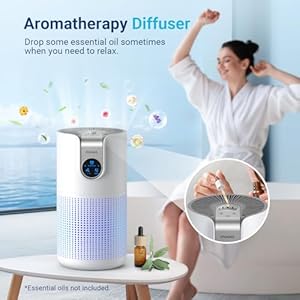   Air-Purifiers-for-Home-Large-Room-Up-to-1500ft-with-Aromatherapy-MOOKA-HEPA-Air-Purifier-for-Bedroom-Pets-Kitchen-Air-Filter-Cleaner-for-Smoke-Pollen-Dust-Dander-Odor-15dB-M03-White