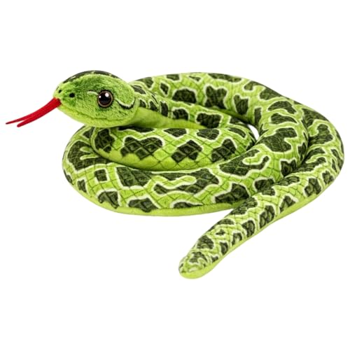 100cm Realistic Snake Plush Toy Snake Teddy Snake Toys Soft and Huggable Fake Snake Jungle Theme Decoration Party Prank Prop Playtime Companion