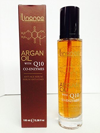LINANGE Anti Age Serum with Argan Oil and Q10 Co-enzymes 100ml / 3.38 Oz