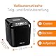 Clatronic® Brotbackautomat - frisches Brot zu Hause selber backen | automatische Zubereitung & Warmhaltefunktion | Backautomat mit Timer | einfache Bedienung über Display | 12 Backprogramme | BBA 3774