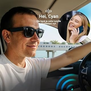 AILISK Sonovax Meacode AI Smart Glasses (Noir)