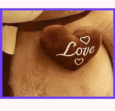 Teddy Bear, Plush Bear, Hugging Pillow, Large, Animal, Cute, Super Cute, Fluffy, Relaxing, Sleeping Toy, Type 1, Figurine, Decoration, 39.4 inches 100 cm, Interior, Gift, Children, Body Pillow, Animals
