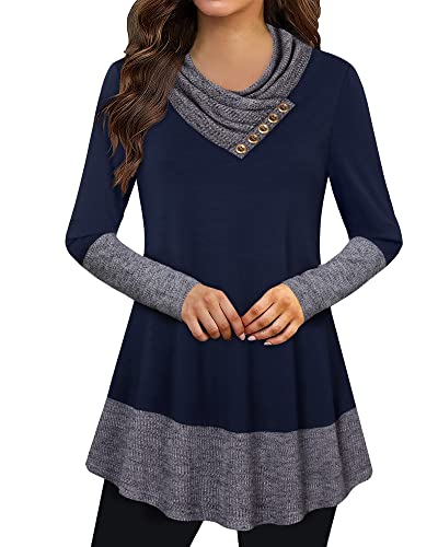 Gaharu Long Tunic Tops for Women to Wear with Leggings