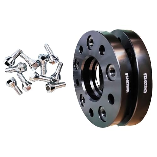 Entretoise de roue 5x120 72.6mm de 25mm d'épaisseur pour élargir la voie de votre voiture