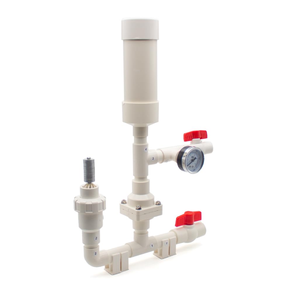 Bomba de agua de ariete hidráulico para riego de montaña, bomba de martillo autoelevable, no requiere electricidad ni combustible (A)