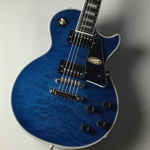 ギター Epiphone LesPaul Custom Quilt Viper Blue Epiphone Les Paul Custom Quilt Viper Blue (バイパーブルー) エレキ