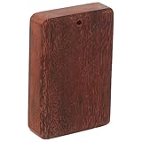 NULYLU Materiales para Anillos de Bricolaje de Madera Marrón Superficies Lisas y Fáciles de Pintar para Sesiones de Manualidades y Proyectos DIY