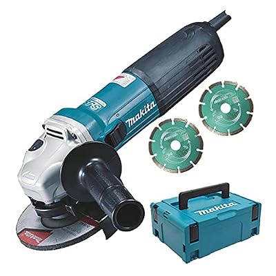 Meuleuse Makita Ø 125 mm 1100 W (Kit d'Accessoires) - GA5040RKDJ