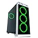 Gaming PC Desktop Computer White by Alarco Intel i5 3.10GHz,8GB Ram,1TB Hard Drive,Windows 10 pro,WiFi Ready,Video Card Nvidia GTX 650 1GB, 4 RGB Fans