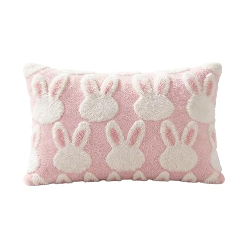 Coussin lapin de Pâques déco de printemps pour chambre et salon