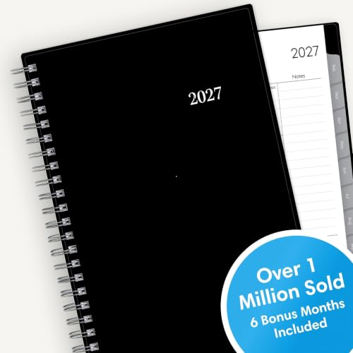 Image of Blue Sky 2027 Weekly and Monthly Planner Calendar, Includes January 2027 - December 2027, 5 inch x 8 inch, Flexible Cover, Wirebound, Laminated Tabs, Enterprise (Pack of 3)