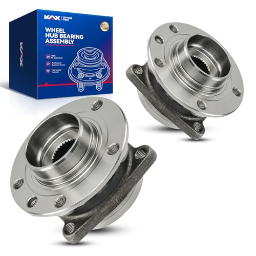 KAX 512513 2pcs Front/Rear Wheel Hub Bearing Compatible with 2014-2022 Jeep Cherokee 3.2L AWD,5 Lug by KAX - Used condition - US$89.71