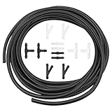 ABOTHGD 4 Meter Universal Car Windshield Washer Hose Tube Replacement Kit with 12 Connectors for Windshield Wiper Jet Nozzle Repair and Glass Washing System Maintenance