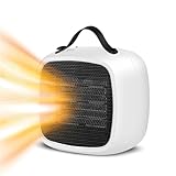 iN Heater | Advanced & Safe Ceramic Heating | Small Electric Heater 1000W | Portable | Tip-over Swtich Overheat Protection | Desktop | Compact Sleek Design
