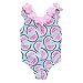 Jimmackey Costumi da Bagno Bambina Costume Mare Bimba Fiore Costume Intero Bagnarsi Beachwear Neonata Romper Senza Schienale Swimsuit Costume da Bagno