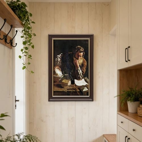 Impression sur toile Archimède WCYB pour décoration murale bureau - 6