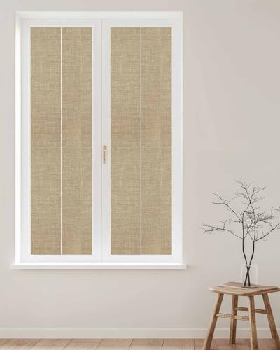 Lámina decorativa para ventana beige 17.7 x 78.7 in miniatura 2