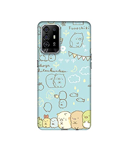 Image of Amazon Brand - Solimo Plastic Designer Random 3D Printed Hard Back Cover for Oppo F19 Pro Plus 5G / Oppo A94 5G, Multicolour