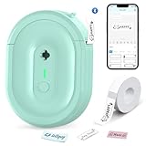 Anycash Label Maker Machine with Tape, N12 Bluetooth Mini Label Printer, Portable Thermal Stickers Label Makers Wireless Labeler for Home Office School Kids Items Organization
