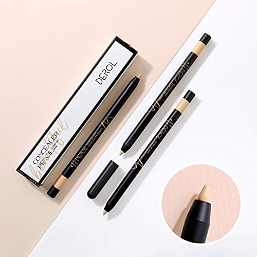 Kissio Concealer Pencil,Under Eye Concealer,Cover Acne And Freckles,Brightener,Waterproof Long-Lasting Concealer（04#Milktea) #TOP7