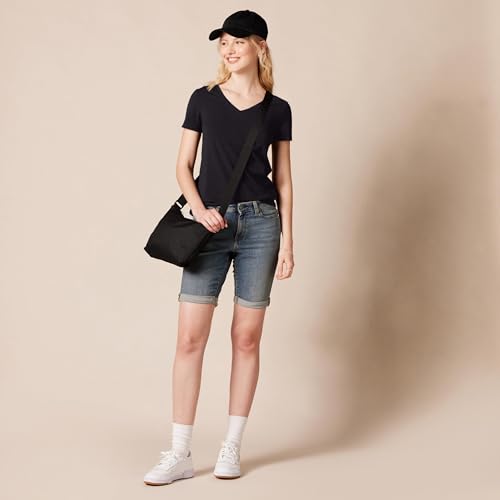 Amazon Essentials Women's Regular-Fit Short-Sleeve V-Neck T-Shirt, Multipacks