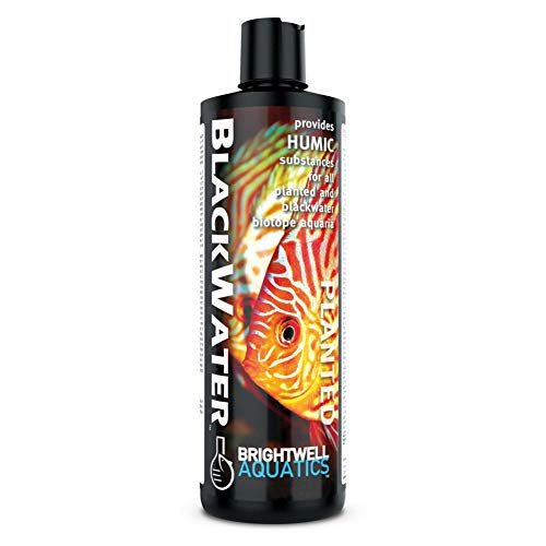 Brightwell Aquatics Blackwater Humic Fulvic Acid Supplement Simulates Natural Blackwater Conditions Supports Nutrient Uptake in Freshwater Planted Aquariums, 125 ml