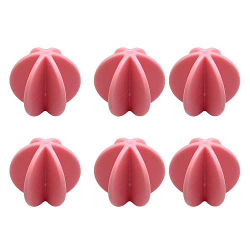 Hrtyvhin 6 unidades de bolas cocteleras de proteínas de color aleatorio para mezclas eficientes en tazas de batido, bola de mezcla de plástico resistente